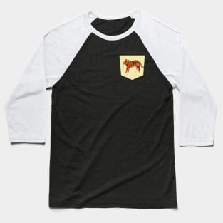 pocket- big cat - tiger 3 Baseball T-Shirt